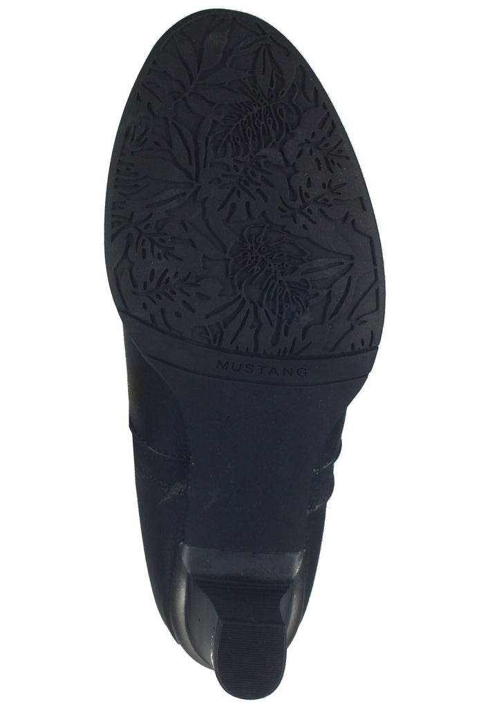 Mustang Stiefelette Lederimitat/Textil Schwarz