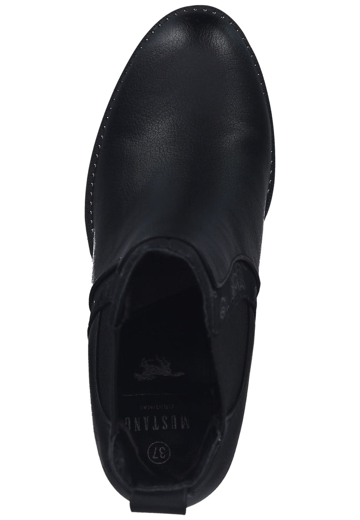 Mustang Stiefelette Lederimitat/Textil Schwarz
