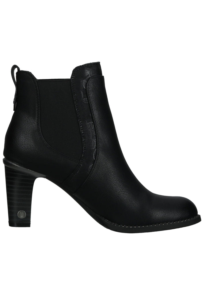 Mustang Stiefelette Lederimitat/Textil Schwarz