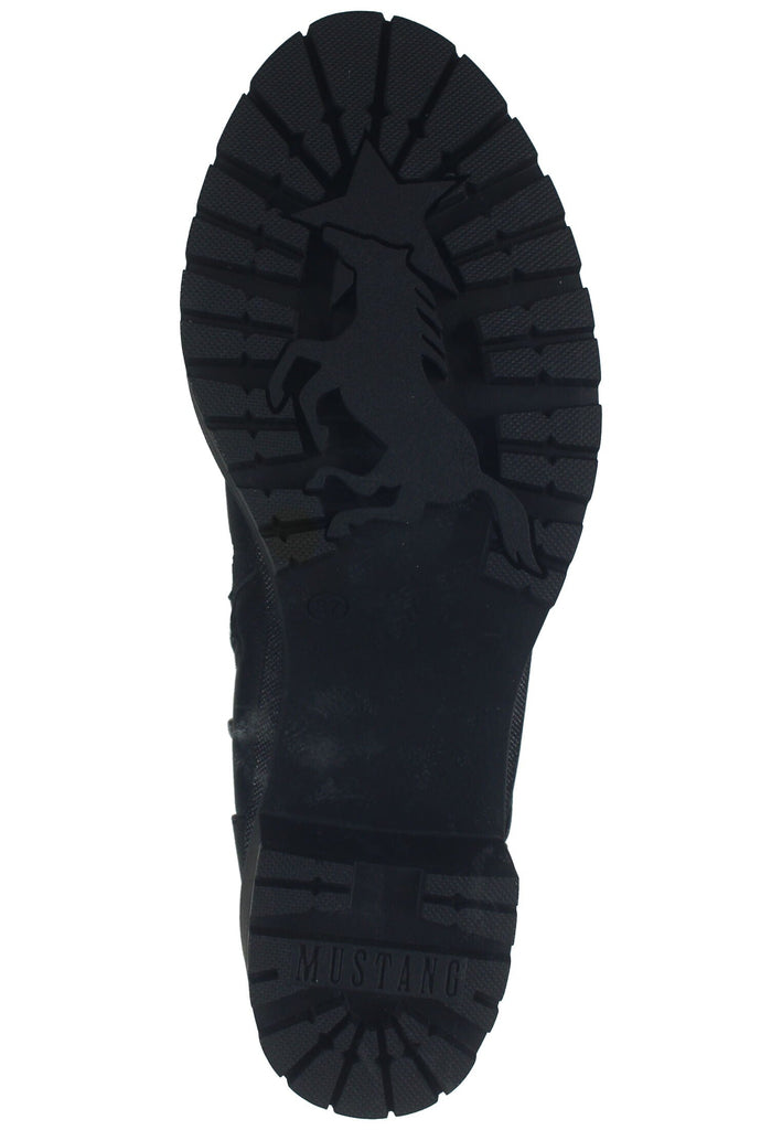 Mustang Stiefelette Lederimitat/Textil Schwarz