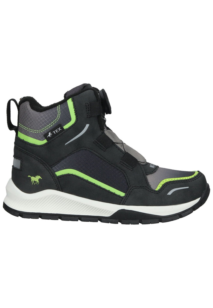 Mustang Stiefelette Lederimitat/Textil Schwarz