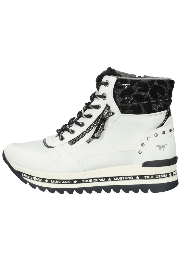Stiefeletten Mustang Stiefelette Lederimitat Ice Warmfutter