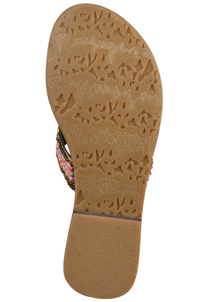 Mustang Zehensteg Leder Schwarz