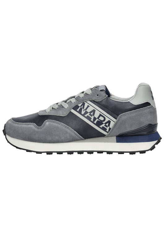 Napapijri Sneaker Leder/Synthetik Navy/Grau