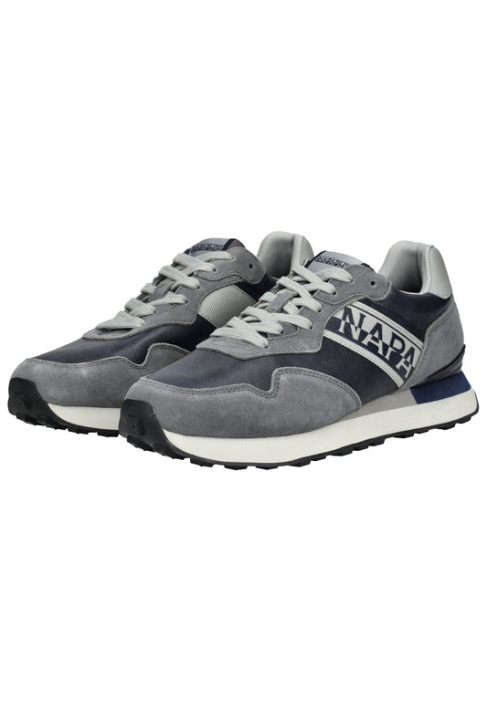 Napapijri Sneaker Leder/Synthetik Navy/Grau