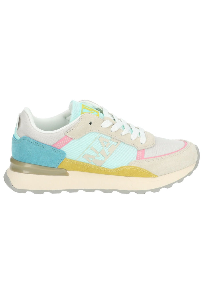 Napapijri Sneaker Leder/Textil Beige/Blau