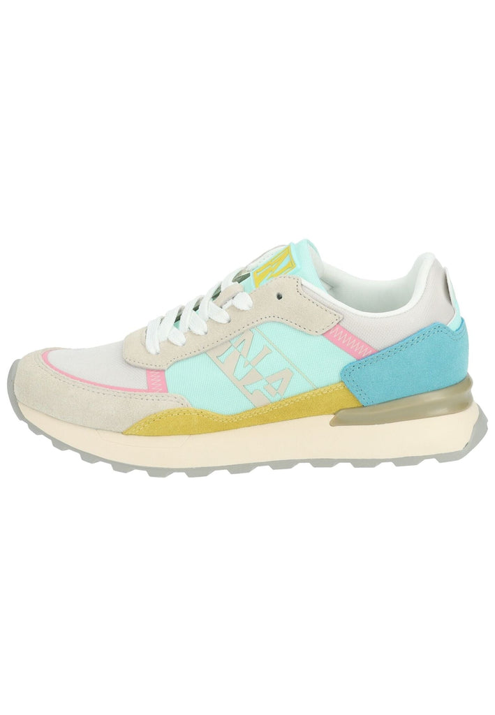 Napapijri Sneaker Leder/Textil Beige/Blau
