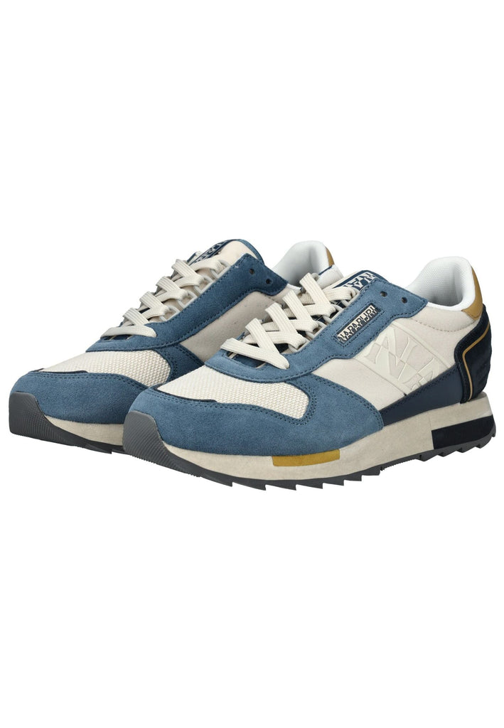 Napapijri Sneaker Leder/Textil Navy/Weiß