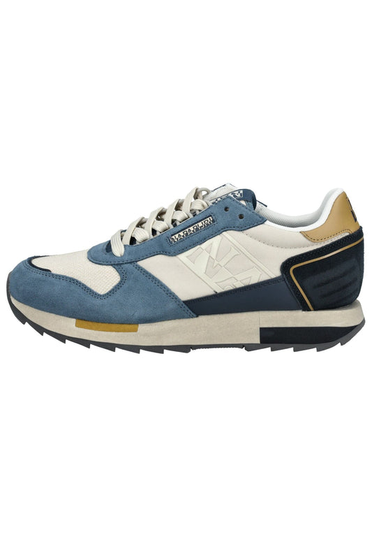 Napapijri Sneaker Leder/Textil Navy/Weiß