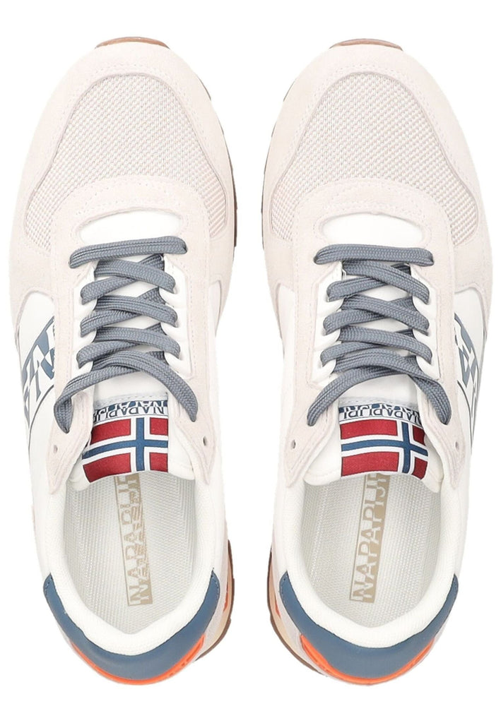 Napapijri Sneaker Leder/Textil Weiß Kombi