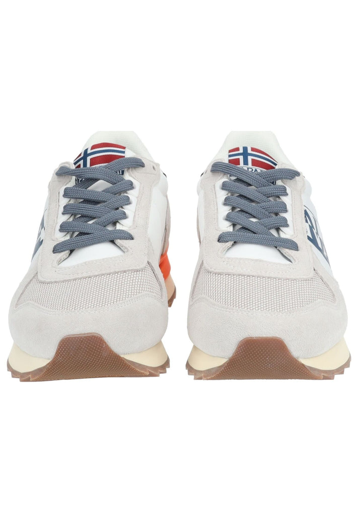 Napapijri Sneaker Leder/Textil Weiß Kombi