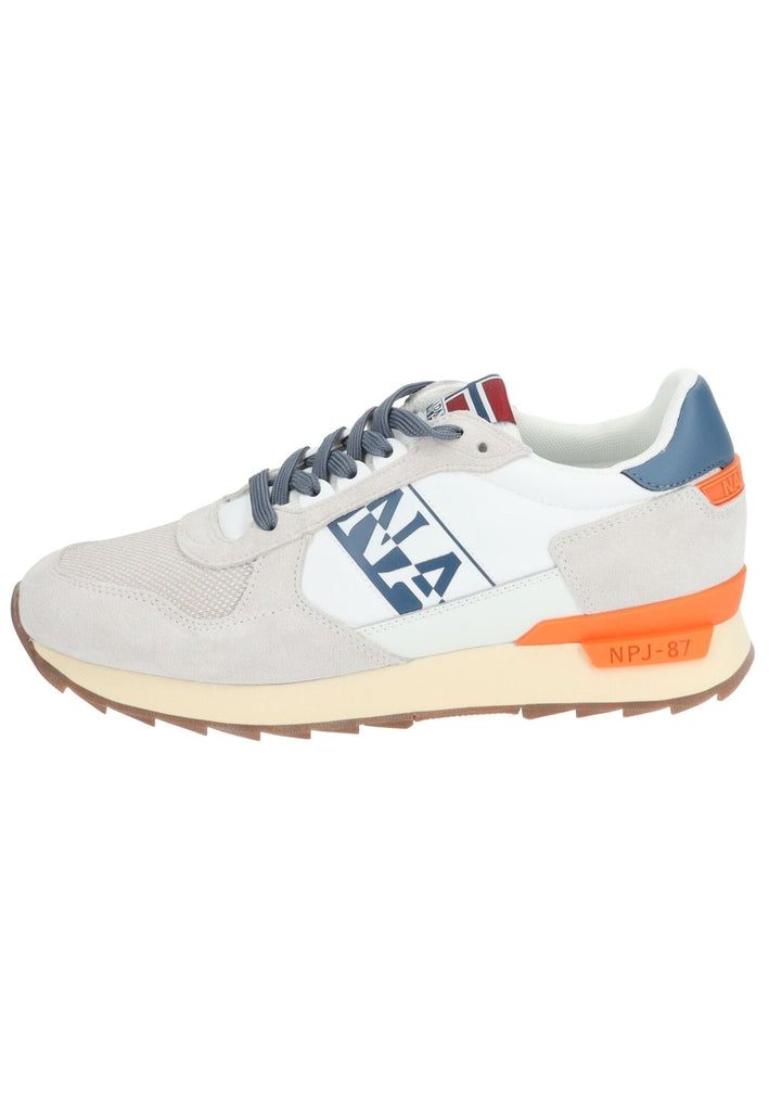 Napapijri Sneaker Leder/Textil Weiß Kombi