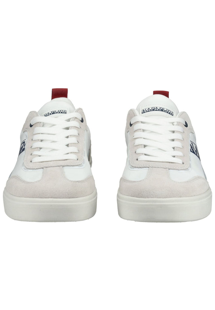 Napapijri Sneaker Leder/Textil Weiß/Navy