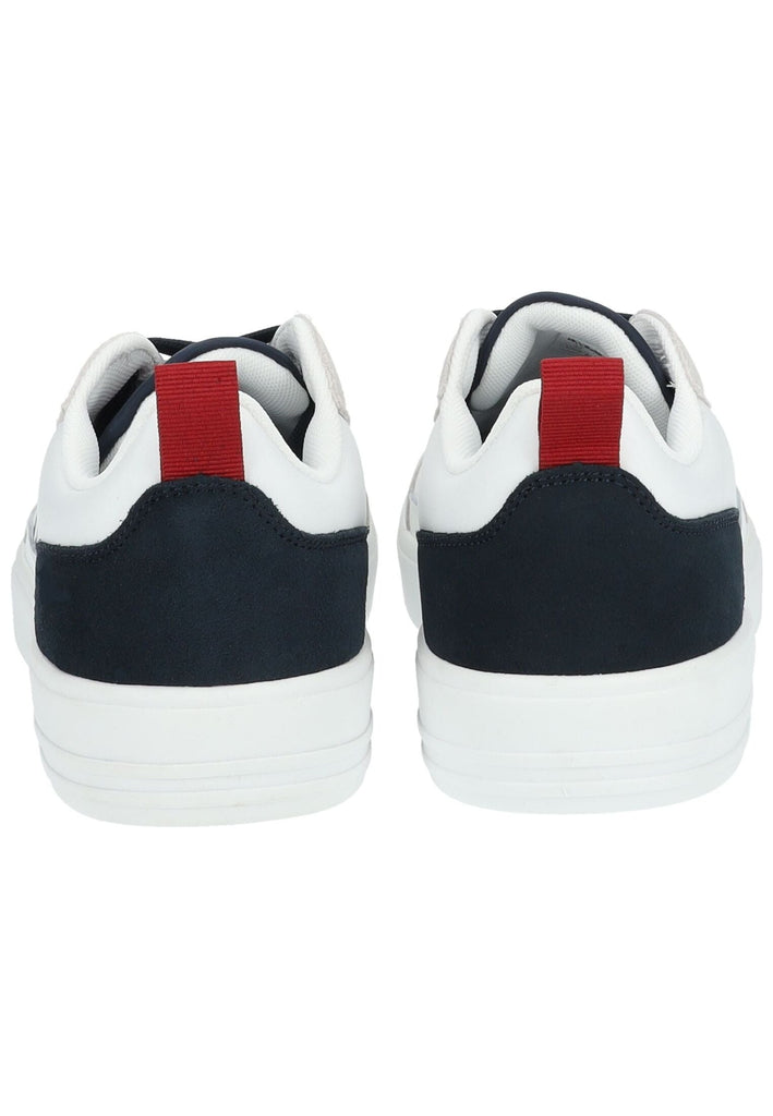 Napapijri Sneaker Leder/Textil Weiß/Navy