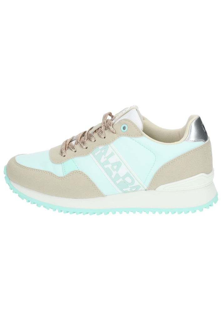 Napapijri Sneaker Lederimitat/Textil Beige/Blau