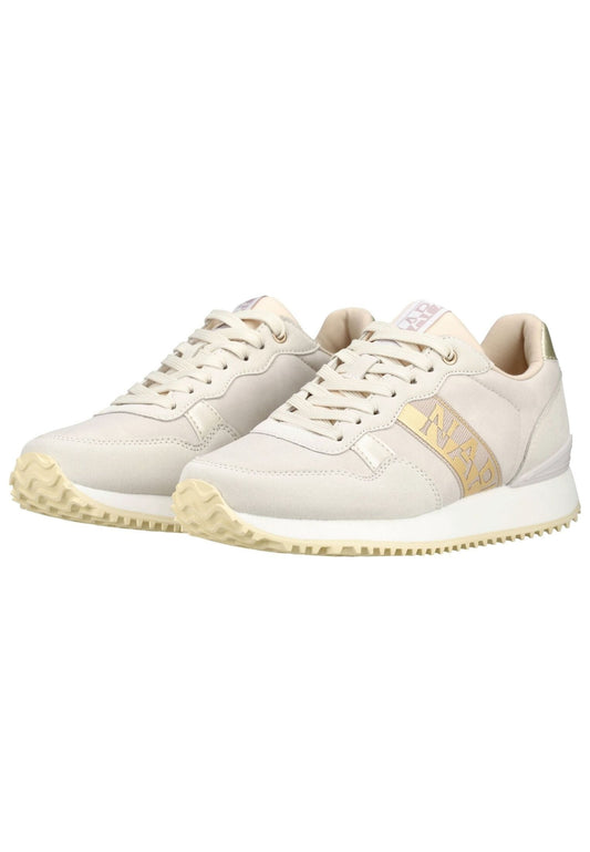 Napapijri Sneaker Lederimitat/Textil Beige/Grau