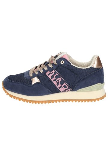 Napapijri Sneaker Lederimitat/Textil Blau/Pink