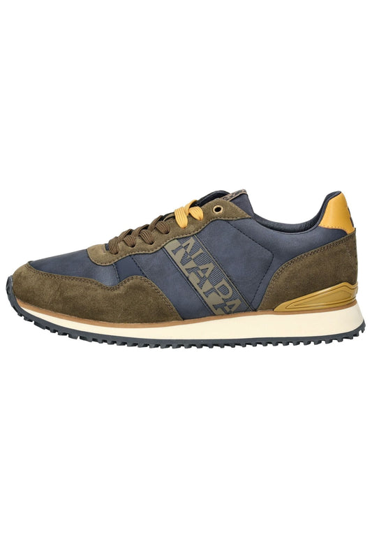 Napapijri Sneaker Lederimitat/Textil Braun/Blau
