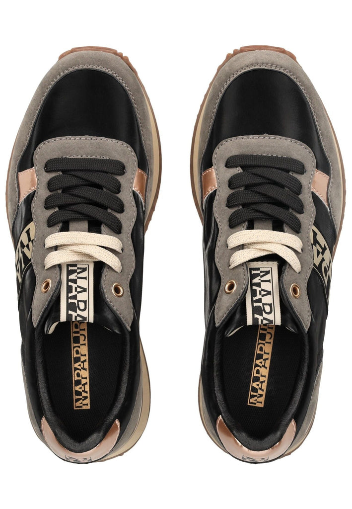 Napapijri Sneaker Lederimitat/Textil Braun/Rosa