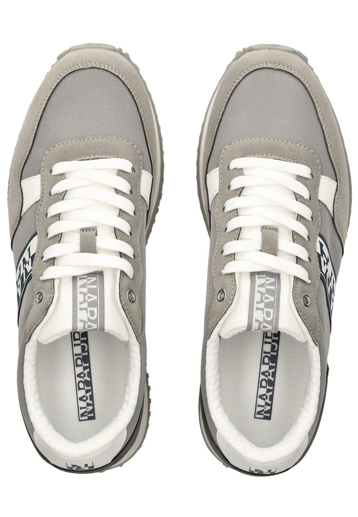 Napapijri Sneaker Lederimitat/Textil Grau/Blau