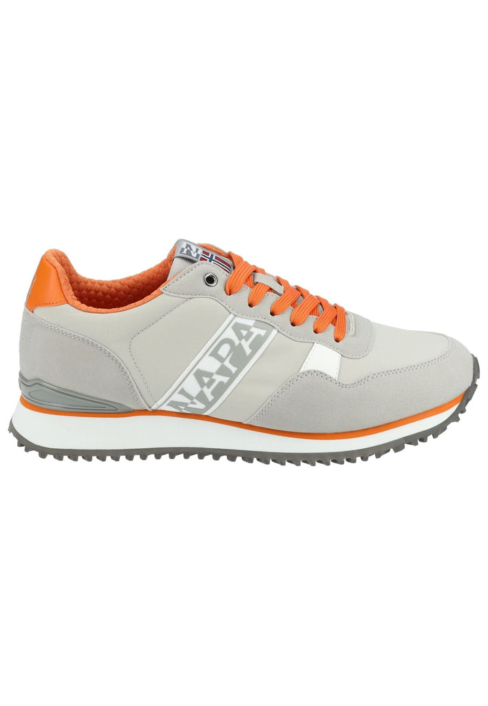 Napapijri Sneaker Lederimitat/Textil Grau/Orange