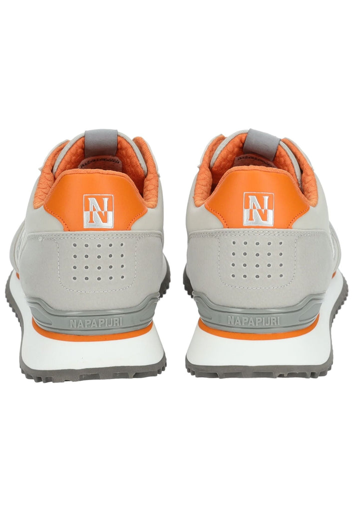 Napapijri Sneaker Lederimitat/Textil Grau/Orange