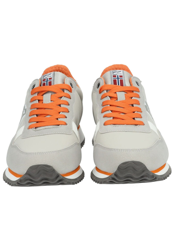 Napapijri Sneaker Lederimitat/Textil Grau/Orange