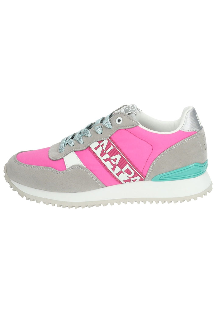 Napapijri Sneaker Lederimitat/Textil Grau/Pink