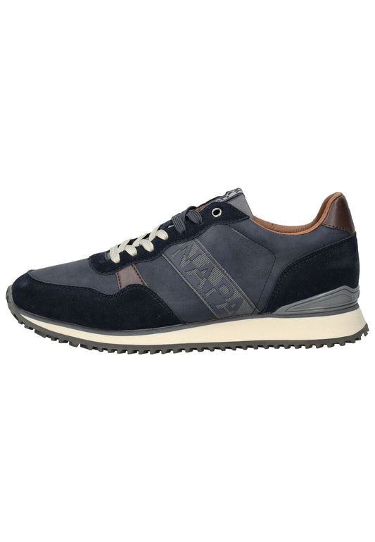 Napapijri Sneaker Lederimitat/Textil Navy/Grau