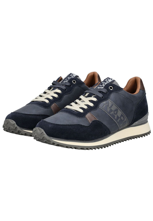 Napapijri Sneaker Lederimitat/Textil Navy/Grau