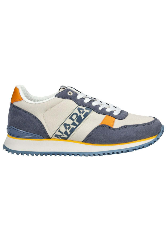 Napapijri Sneaker Lederimitat/Textil Navy/Weiß
