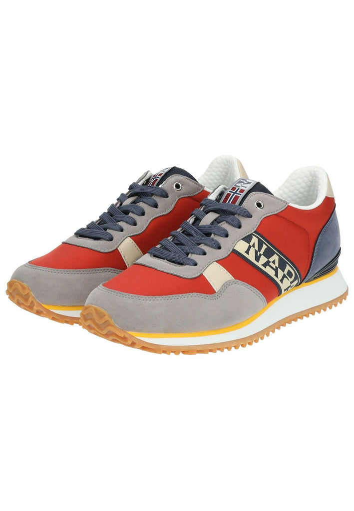 Napapijri Sneaker Lederimitat/Textil Rot/Blau