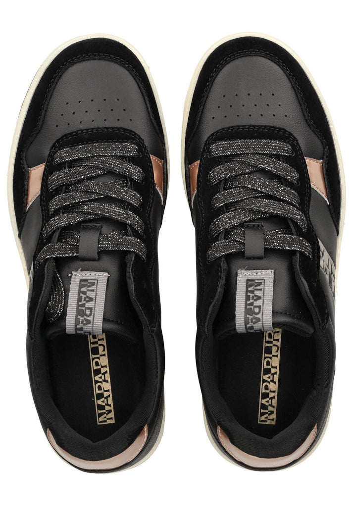 Napapijri Sneaker Lederimitat/Textil Schwarz