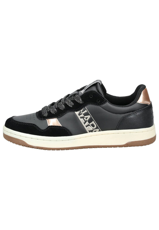 Napapijri Sneaker Lederimitat/Textil Schwarz
