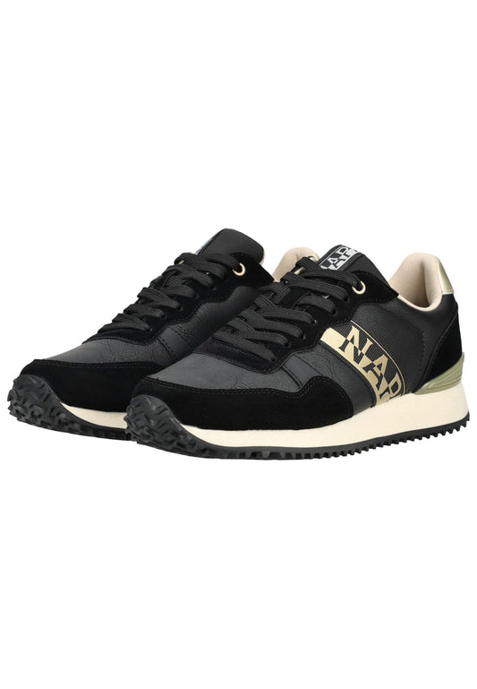 Napapijri Sneaker Lederimitat/Textil Schwarz/Beige