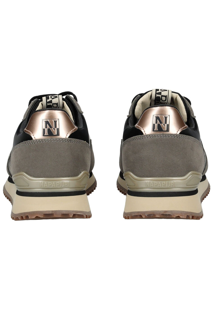 Napapijri Sneaker Lederimitat/Textil Schwarz/Grau