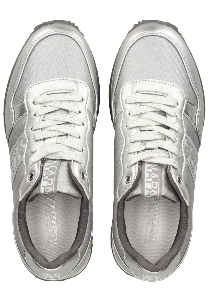 Napapijri Sneaker Lederimitat/Textil Silber