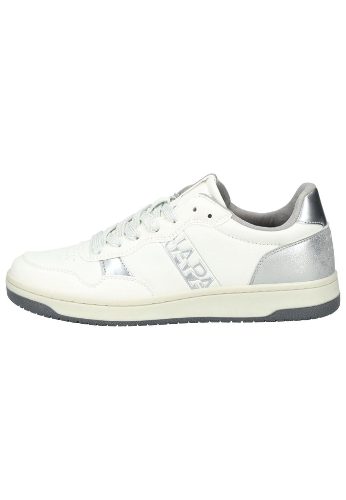 Napapijri Sneaker Lederimitat/Textil Weiß
