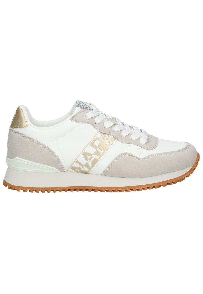 Napapijri Sneaker Lederimitat/Textil Weiß/Gold