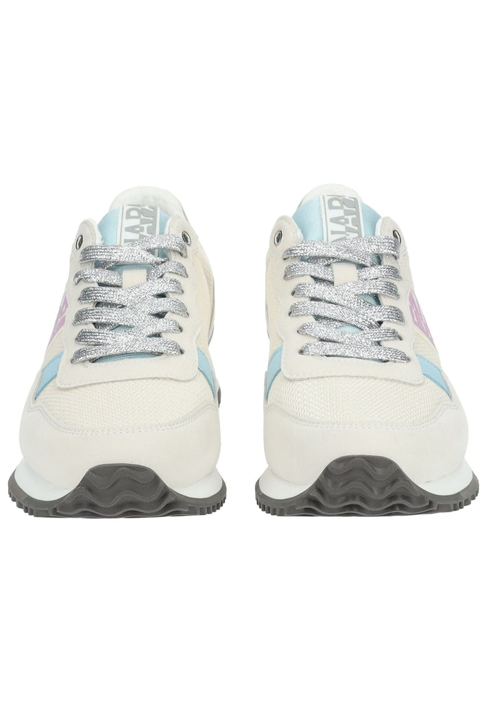 Napapijri Sneaker Lederimitat/Textil Weiß Kombi