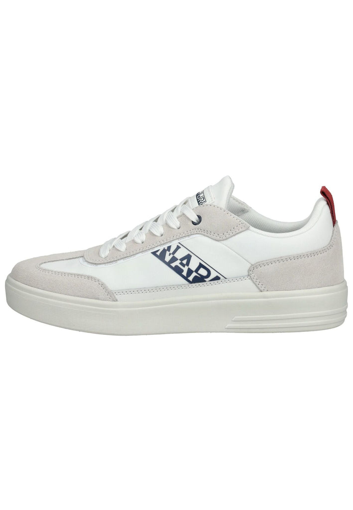 Sneaker Napapijri Sneaker Leder/Textil Weiß/Navy