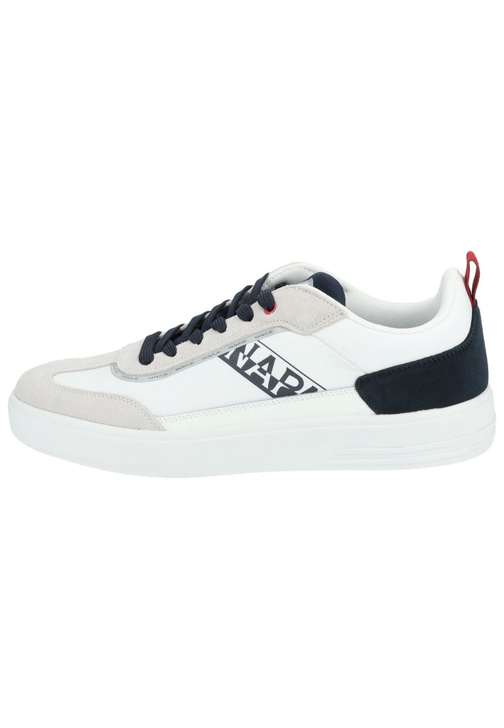 Sneaker Napapijri Sneaker Leder/Textil Weiß/Navy