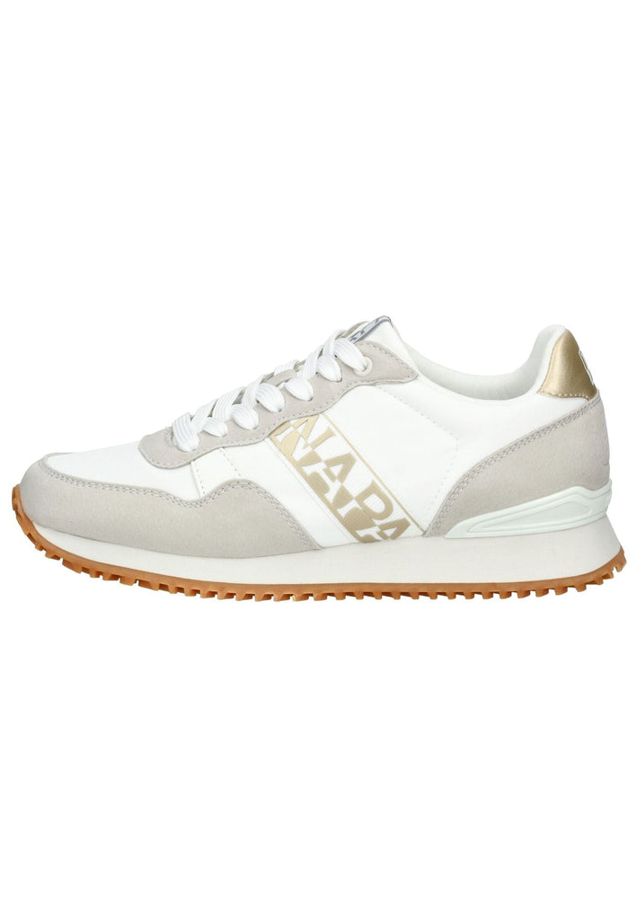 Sneaker Napapijri Sneaker Lederimitat/Textil Weiß/Gold
