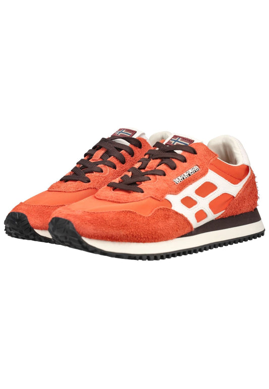 Napapijri Sneaker Veloursleder/Microfaser Gold/Rot
