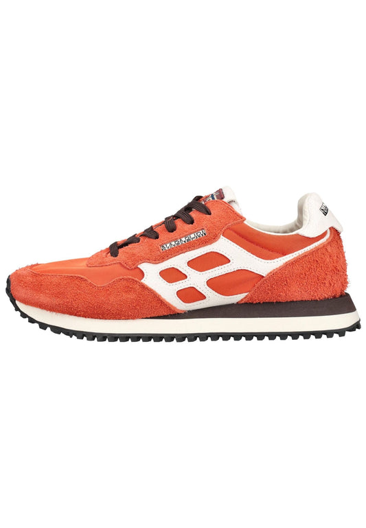 Napapijri Sneaker Veloursleder/Microfaser Gold/Rot