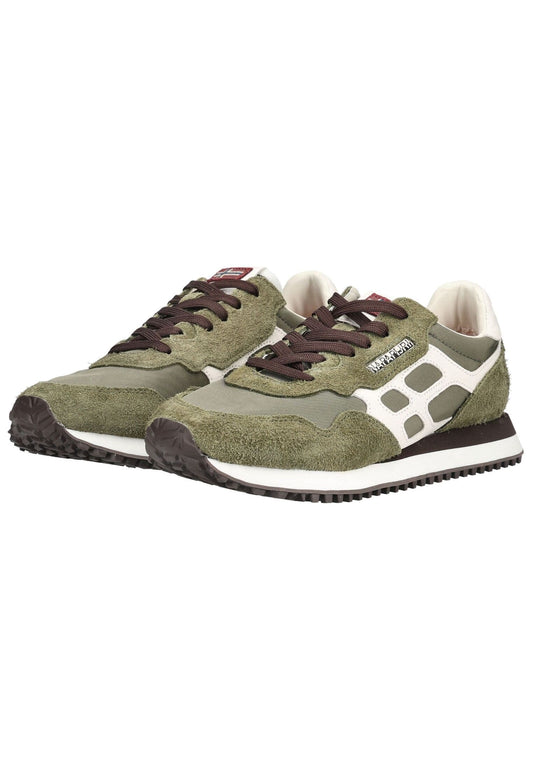 Napapijri Sneaker Veloursleder/Microfaser Olive