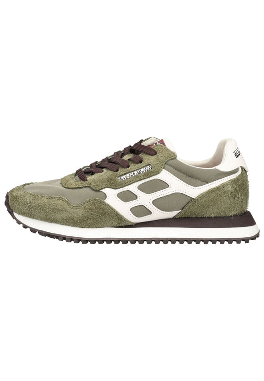 Napapijri Sneaker Veloursleder/Microfaser Olive