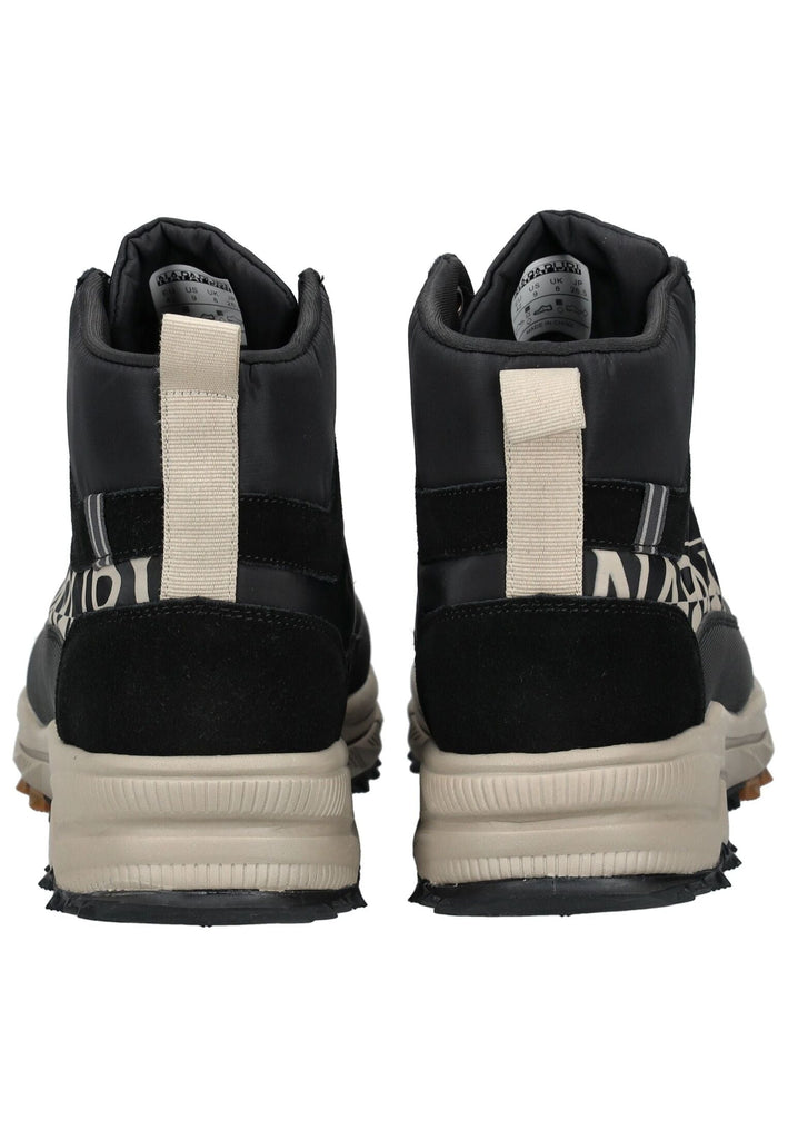 Napapijri Stiefelette Leder/Textil Schwarz