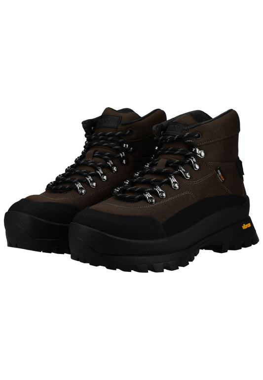 Napapijri Stiefelette Veloursleder/Microfaser Braun
