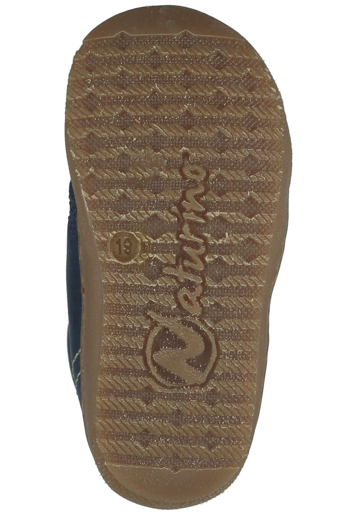 Naturino Sneaker Nappaleder Blau Warmfutter